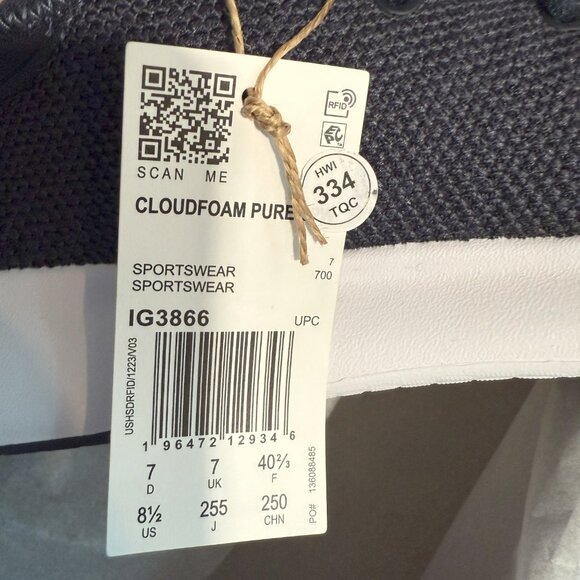 adidas Cloudfoam Pure SPW Size 9.5 - Picture 9 of 9